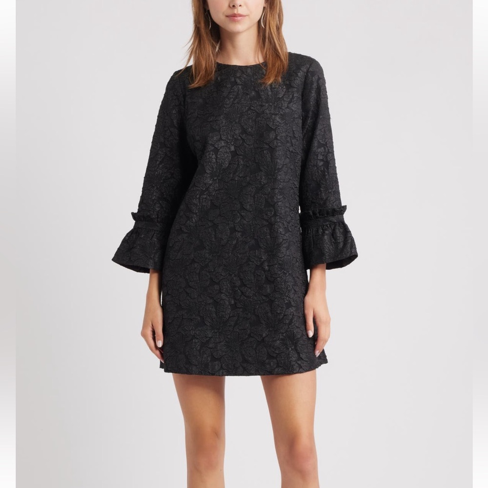 Chelsea28 Black Lace Dress - Picture 3 of 3